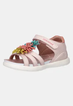 Biomecanics sandale din piele pentru copii culoarea bej, 252242 imagine