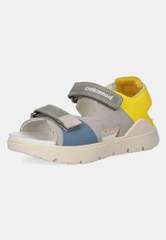 Biomecanics sandale din piele pentru copii culoarea gri, 252227 imagine