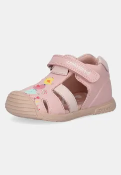 Biomecanics sandale din piele pentru copii culoarea roz, 252106 imagine