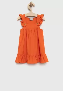 Birba&Trybeyond rochie bebe culoarea portocaliu, mini, drept imagine