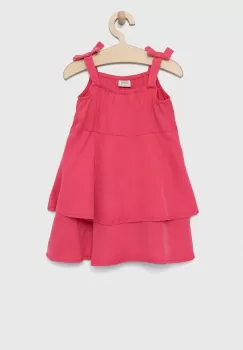 Birba&Trybeyond rochie fete culoarea roz, mini, evazati imagine