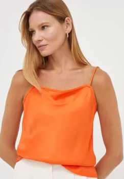 Birgitte Herskind bluza femei, culoarea portocaliu, neted imagine