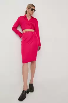 Birgitte Herskind bluza femei, culoarea violet, neted imagine