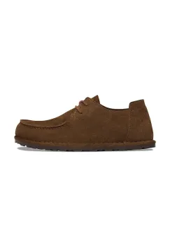 Birkenstock pantofi din piele intoarsa Utti Lace Suede Leather imagine