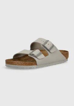 Birkenstock papuci Arizona barbati, culoarea gri, 1027720 imagine