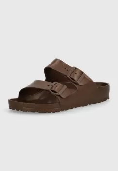 Birkenstock papuci Arizona Eva barbati, culoarea maro, 1027328 imagine