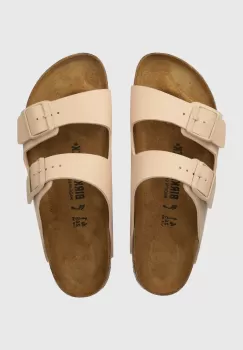 Birkenstock papuci Arizona femei, culoarea bej, 1027723 imagine
