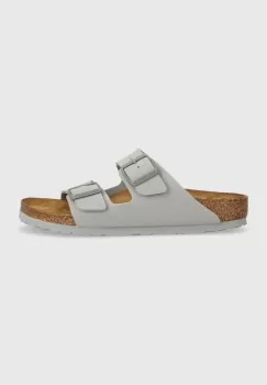 Birkenstock papuci Arizona femei, culoarea gri, 1027696 imagine