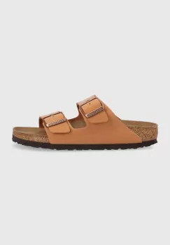 Birkenstock papuci Arizona femei, culoarea maro imagine
