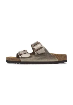 Birkenstock papuci Arizona Graceful femei, culoarea verde, 1029439 imagine