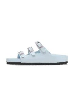 Birkenstock papuci de piele Florida EXQ D-Buckle 1030950 imagine