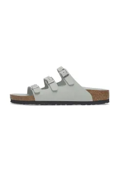 Birkenstock papuci din nubuc Florida HEX culoarea gri, 1029450 imagine