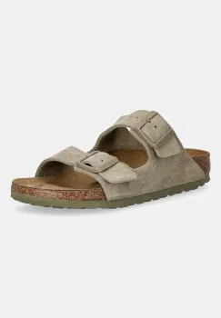 Birkenstock papuci din piele Arizona imagine