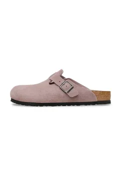 Birkenstock papuci din piele Boston imagine