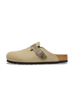 Birkenstock papuci din piele Boston imagine