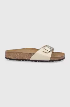 Birkenstock Papuci Madrid femei, culoarea auriu imagine