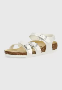 Birkenstock sandale copii Kumba K BF culoarea alb imagine