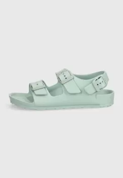 Birkenstock sandale copii Milano EVA Kids culoarea turcoaz imagine