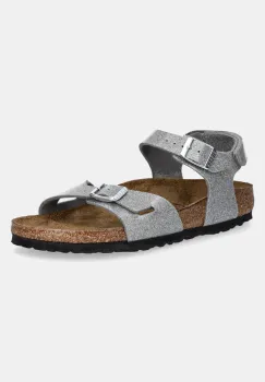 Birkenstock sandale copii Rio AS Kids culoarea argintiu, 1029477 imagine