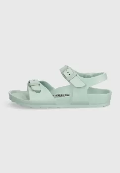 Birkenstock sandale copii Rio EVA Kids culoarea turcoaz imagine