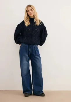 BIZUU blugi wide leg pentru femei LEYLA imagine