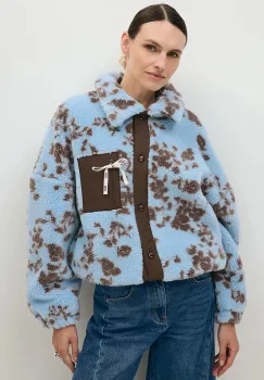 BIZUU  geaca de tranzitie pentru femei cu amestec de lana TEDDY imagine