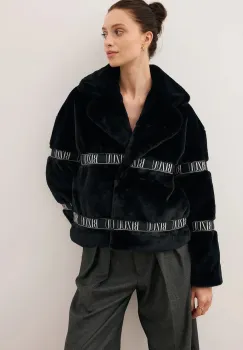 Bizuu geaca GREGORIA culoarea negru, de tranzitie, oversize, GREGORIA CZARNY imagine