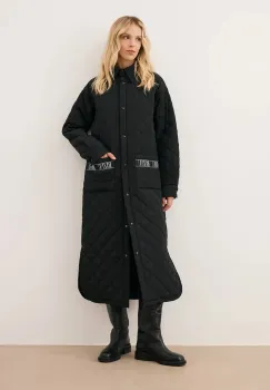 Bizuu geaca MAREVIA culoarea negru, de tranzitie, oversize, MAREVIA CZARNY imagine