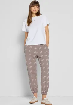 Bizuu pantaloni de trening MERING culoarea portocaliu, modelator, MERING BEZOWY KW25 imagine