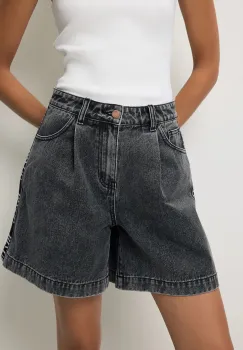 BIZUU pantaloni scurti pentru femei, din denim MIREYA imagine