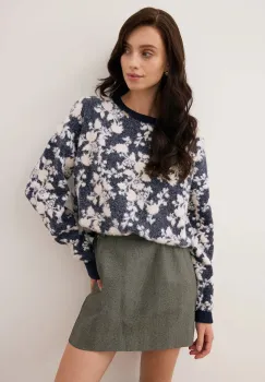 Bizuu pulover CANELA culoarea bleumarin, CANELA GRANATOWY imagine