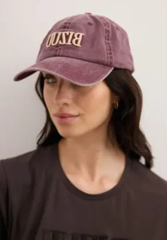 Bizuu sapca de baseball din bumbac ZANE culoarea rosu, ZANE BORDOWY imagine