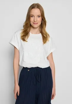 Bizuu tricou MIRADO culoarea alb, MIRADO KREMOWY imagine