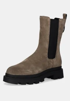 Blauer botine din piele intoarsa KIMMEL culoarea bej, cu platforma, F5KIMMEL08/SUE imagine