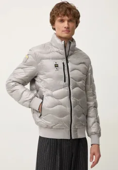 Blauer geaca de puf barbati, culoarea gri, de tranzitie, 24WBLUC03031 imagine