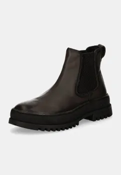 Blauer ghete chelsea de piele IUKA barbati, culoarea maro, F4IUKA02.LEA imagine