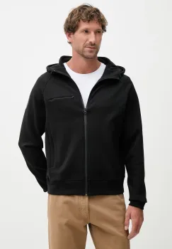 Blauer hanorac cu fermoar si gluga pentru barbati, cu bumbac SHAW imagine