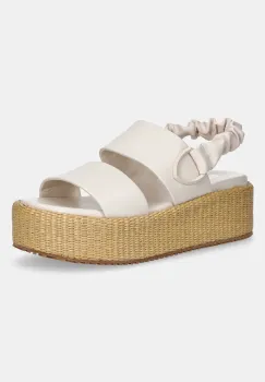 Blauer sandale OPAL culoarea bej, cu platforma, S5OPAL04 imagine