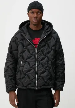 BLUEMARBLE geaca barbati, culoarea negru, de tranzitie, oversize, JA68.NY10B24 imagine