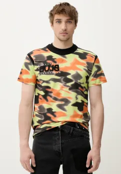BLUEMARBLE tricou din bumbac culoarea portocaliu, cu imprimeu, TS37.JE40BA25 imagine