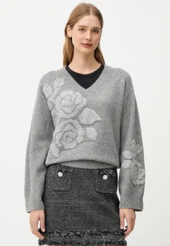 Blugirl Blumarine pulover din amestec de lana culoarea gri, calduros, RF5155.MA870 imagine