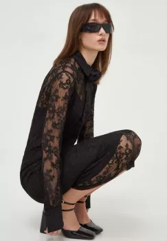 Blugirl Blumarine rochie culoarea negru, maxi, mulata imagine