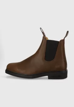 Blundstone ghete chelsea de piele 2029 barbati, culoarea maro imagine