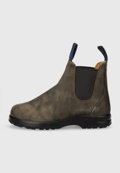 Blundstone ghete chelsea de piele 2242 femei, culoarea maro, cu toc plat, izolare usoara imagine