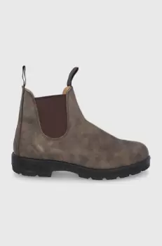 Blundstone Ghete Chelsea de piele 584 barbati, culoarea maro imagine