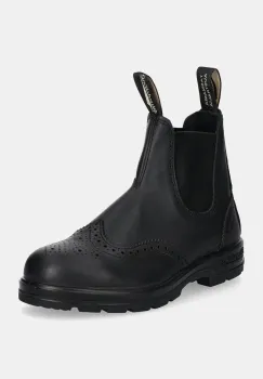 Blundstone ghete chelsea de piele femei, culoarea negru, cu toc plat, 2443 imagine
