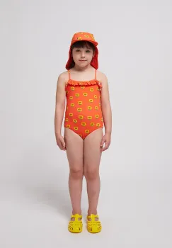 Bobo Choses costum de baie dintr-o bucata pentru copii Sunflower culoarea portocaliu, 125AC114 imagine