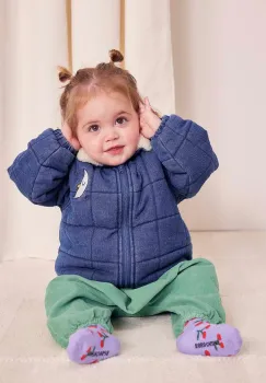 Bobo Choses geaca bebe culoarea albastru marin, 224AB099 imagine