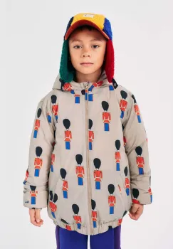 Bobo Choses geaca copii Little Tin Soldier culoarea bej, 224AC135 imagine