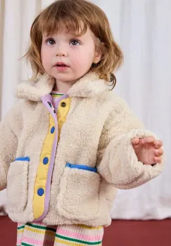 Bobo Choses geaca reversibila pentru bebelusi Game Pawns culoarea bej, 225AB106 imagine